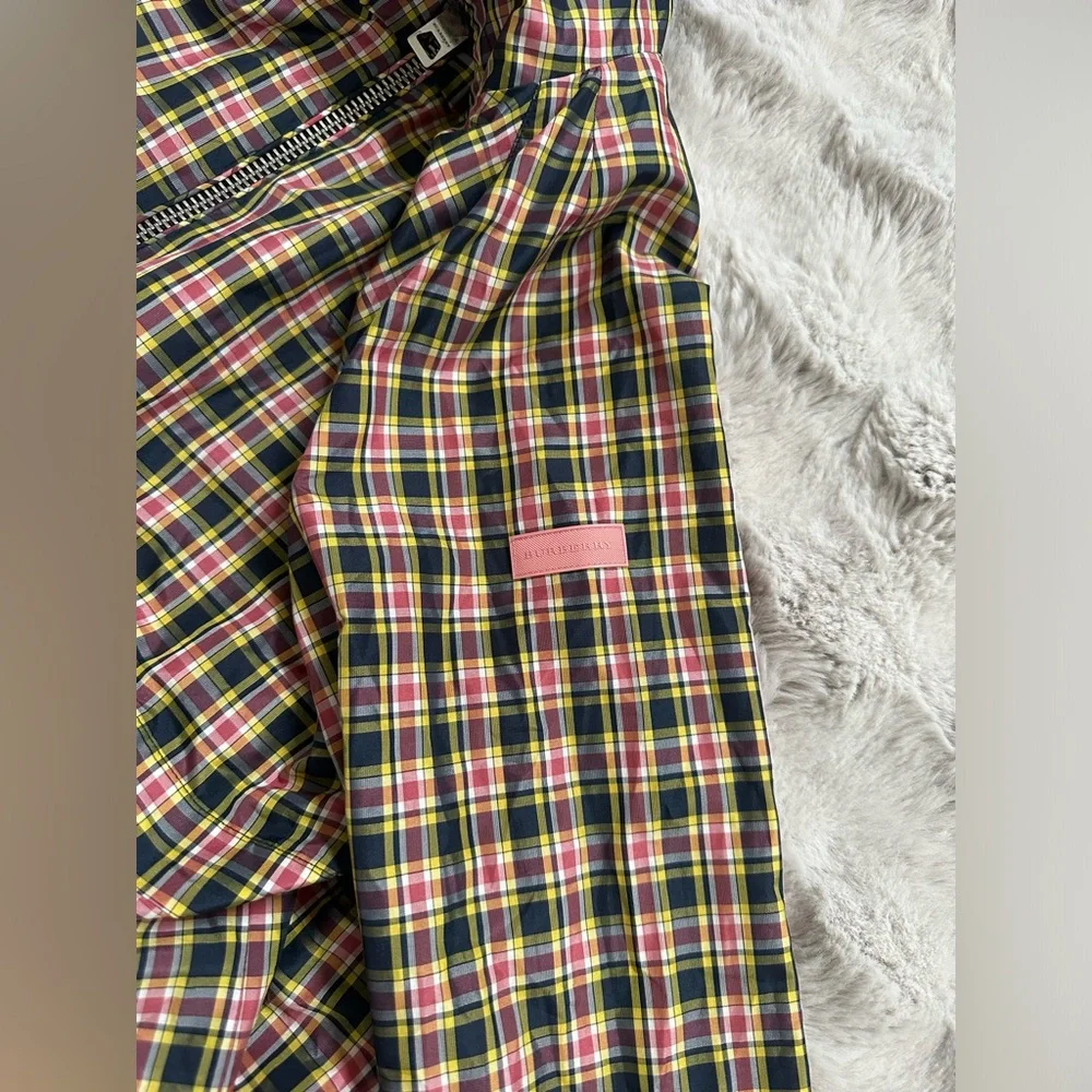 Burberry Kids pink Plaid Jacket size 14